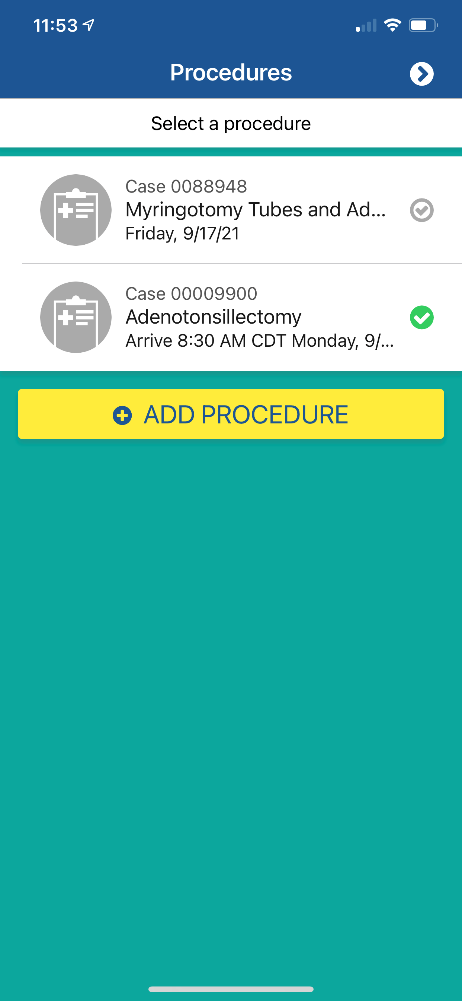 Changing Procedures