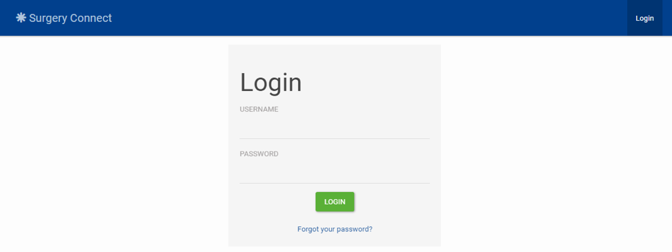 Enter username and password