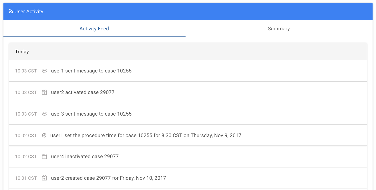 Activity Feed