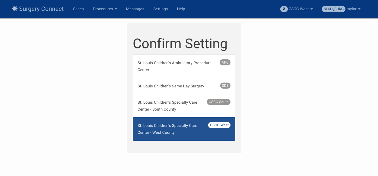 New Case Confirm Setting